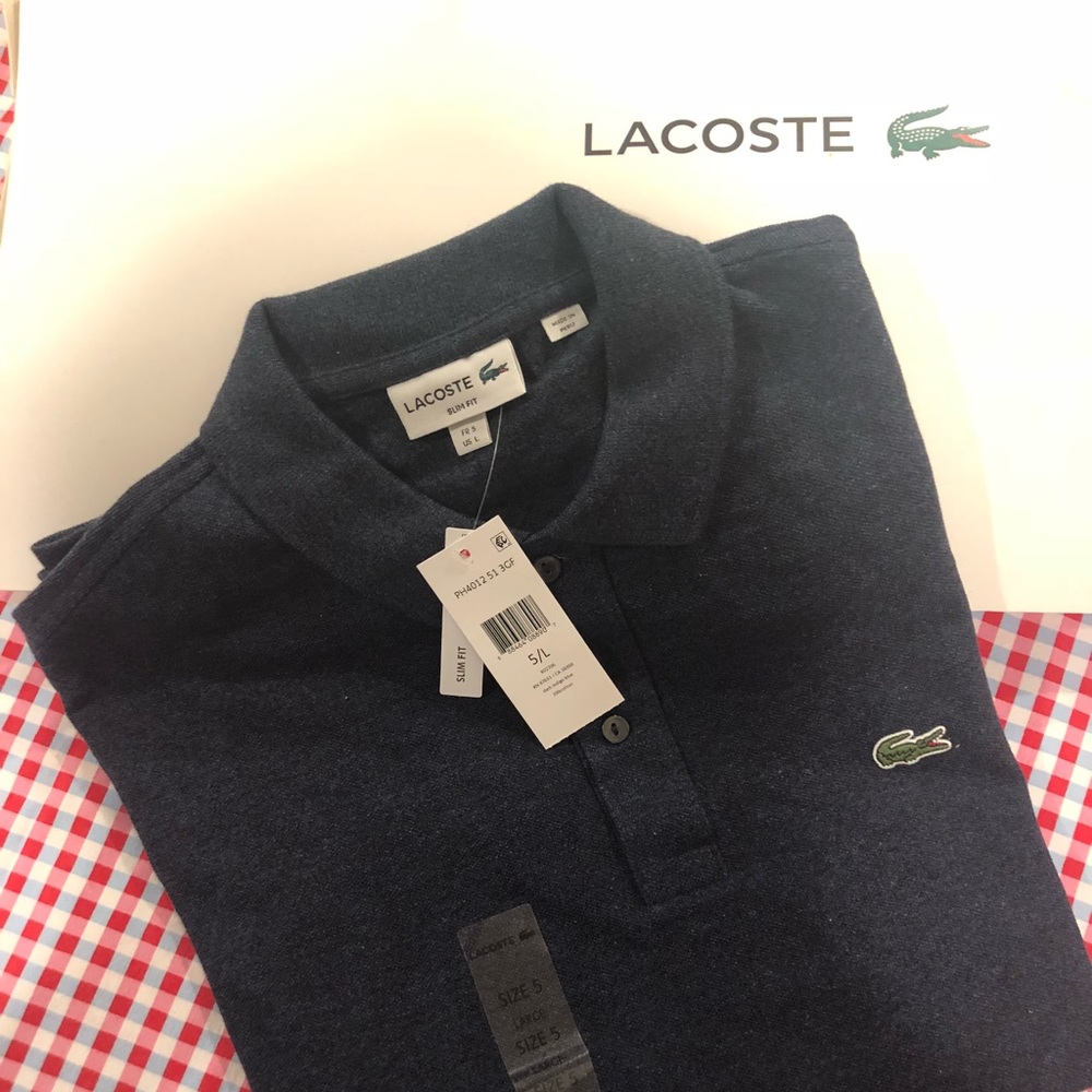 Men’s LACOSTE Slim Fit Polo Piqué shirt NWT